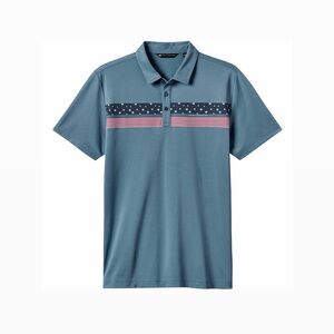 TravisMathew Men's Good Good Patriot Polo